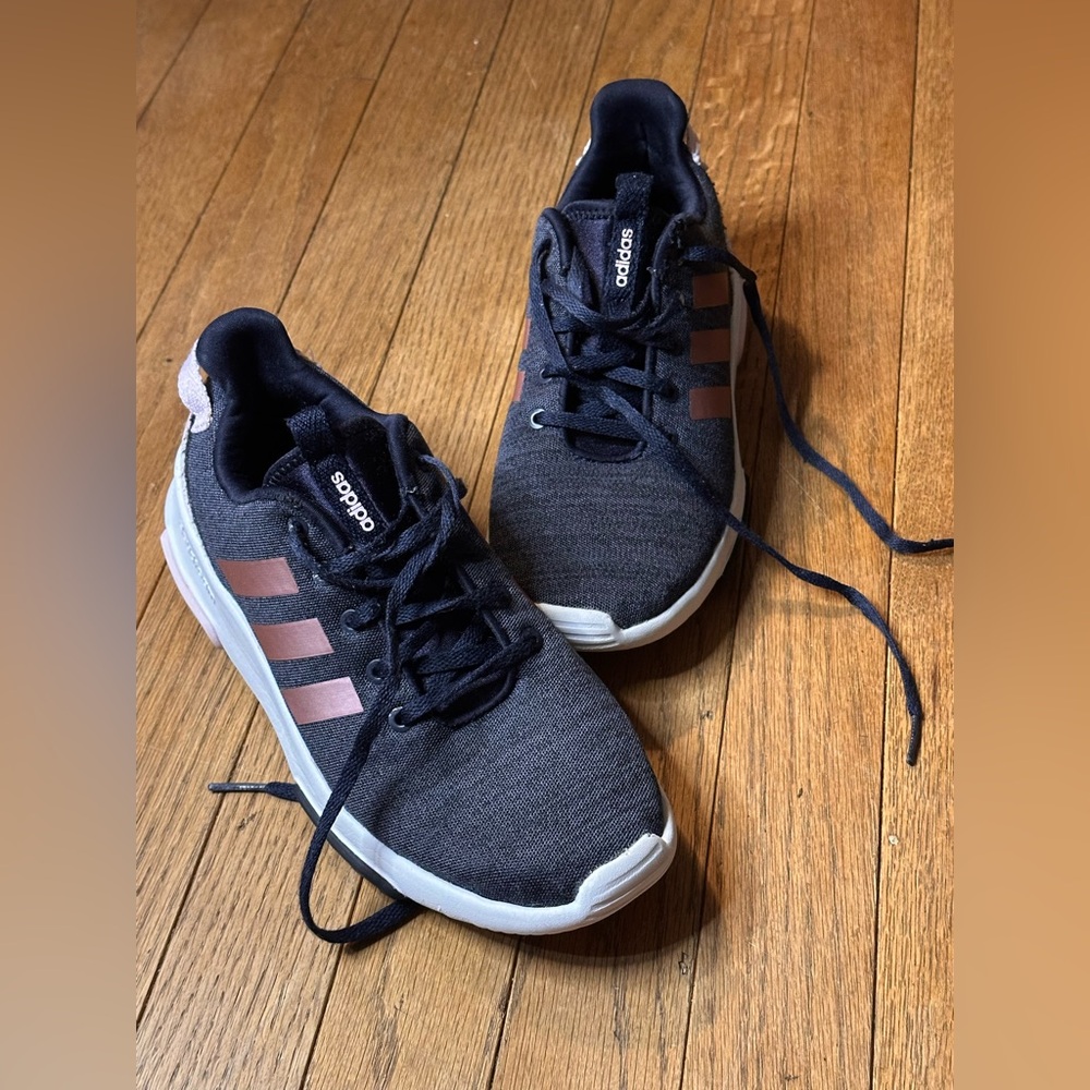 adidas Blue and Pink Athletic Shoes